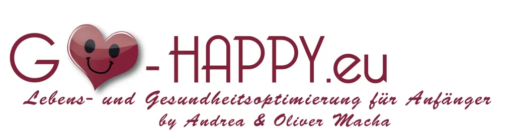 Go Happy Logo by Andrea & Oliver Macha Lebens- und Gesundheitsoptimierung für Anfänger