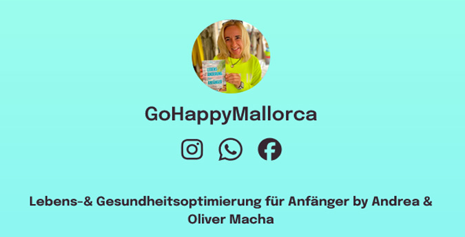 Go Happy Mallorca - jetzt Informationen stets aktuell auf Social Media sehen